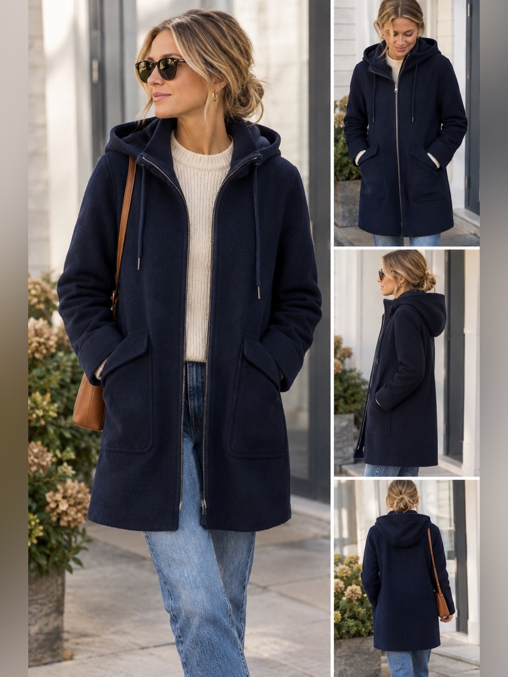 Madewell Lynnford Coat in Insuluxe Fabric Size M